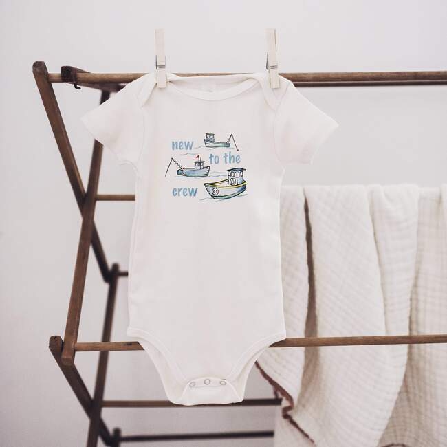 Graphic Bodysuit, New To The Crew - Onesies - 2