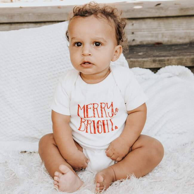 Graphic Bodysuit, Merry & Bright - Onesies - 4