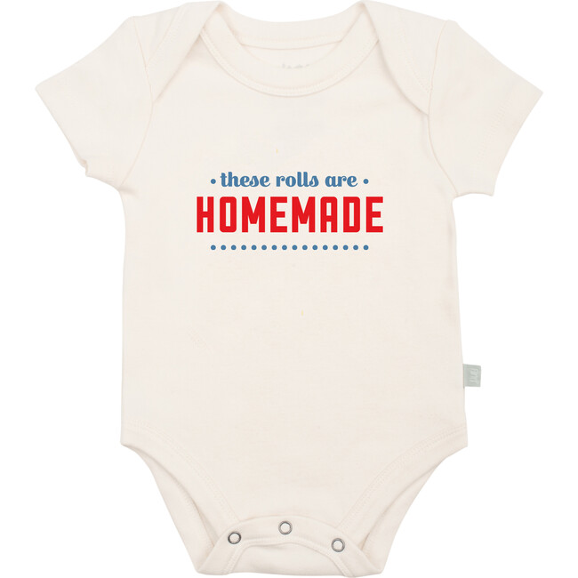 Graphic Bodysuit, These Rolls Are Homemade - Onesies - 2