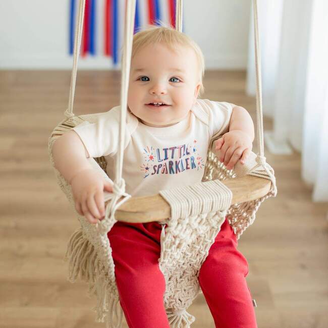 Graphic Bodysuit, Little Sparkler - Onesies - 4