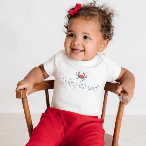 Graphic Bodysuit, Crabby But Cute - Onesies - 2
