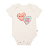 Graphic Bodysuit, Candy Hearts - Onesies - 1 - thumbnail
