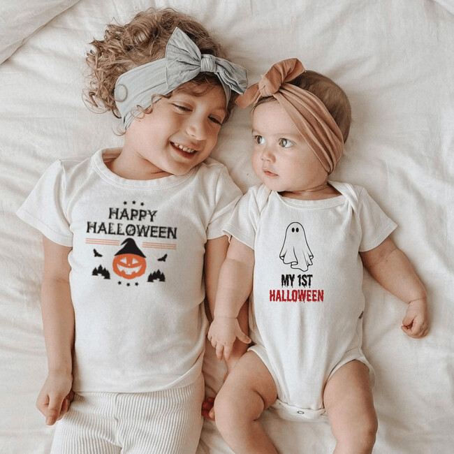Graphic Bodysuit, My First Halloween Ghost - Onesies - 2