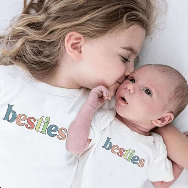 Graphic Bodysuit, Besties Besties - Onesies - 2