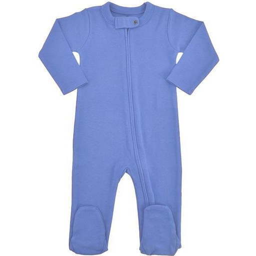 Footie,  Periwinkle Blue - Footie Pajamas - 2