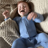Footie,  Periwinkle Blue - Footie Pajamas - 4