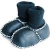 Cozy Booties, Navy - Booties - 1 - thumbnail