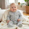 Footie, Heather - Footie Pajamas - 3