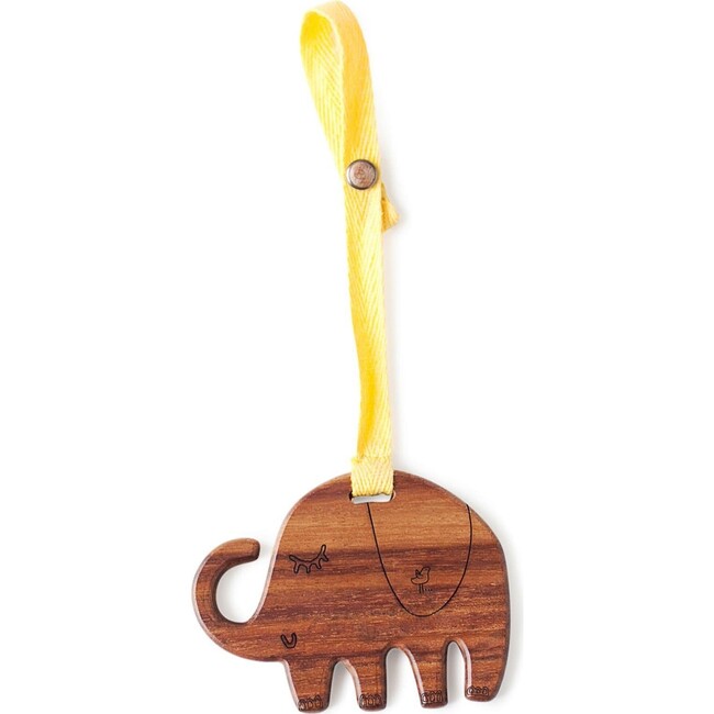 Wood Stroller Toy, Piper The Elephant