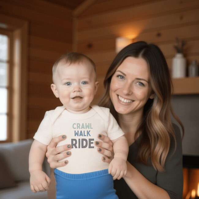 Graphic Bodysuit, Crawl Walk Ride - Onesies - 2