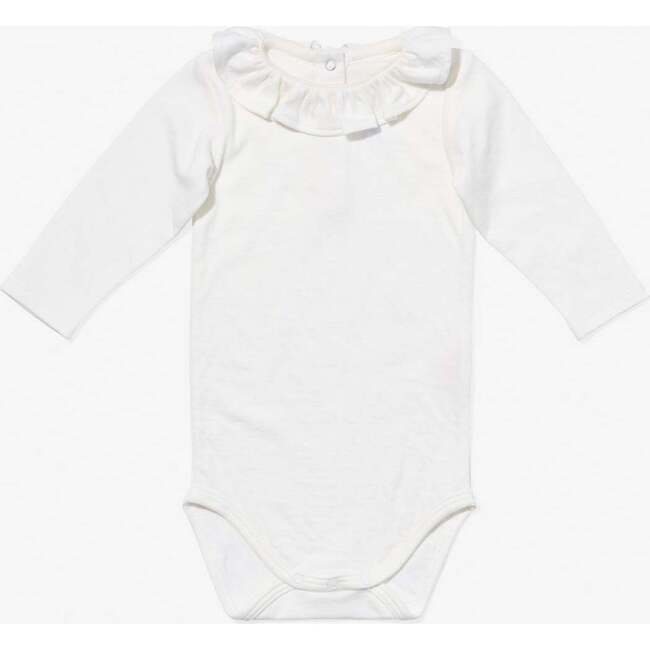 Tink Ruffle One-Piece, Vanilla Piping