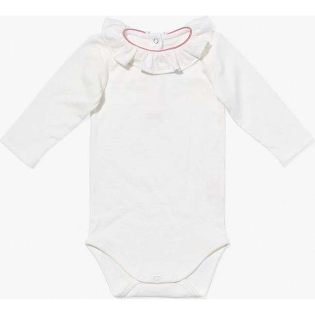 Tink Ruffle One-Piece, Rose Piping
