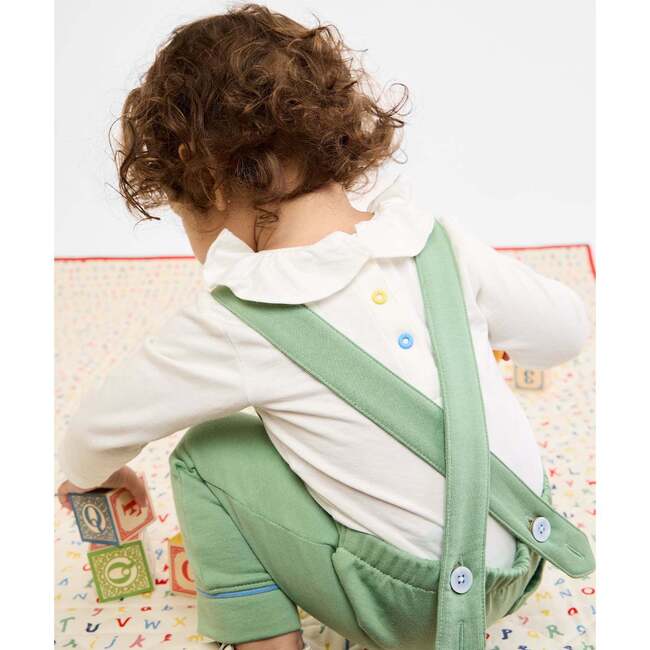 Tink Ruffle One-Piece, Vanilla Piping - Onesies - 4