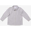 Jeffie Shirt, Indigo Linen Stripe - Shirts - 1 - thumbnail