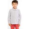 Jeffie Shirt, Indigo Linen Stripe - Shirts - 3