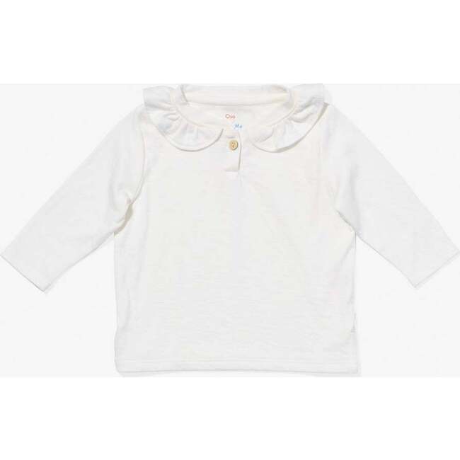 Hen Baby Shirt, Vanilla Piping