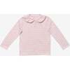 Hen T-Shirt, Rose Mini Stripe - T-Shirts - 1 - thumbnail