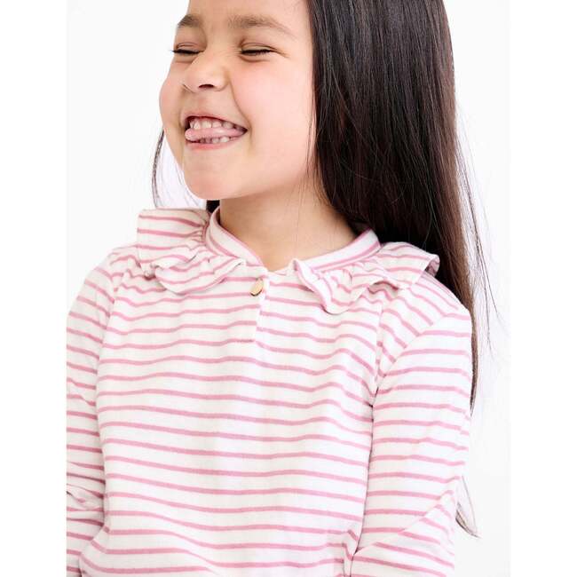 Hen T-Shirt, Rose Mini Stripe - T-Shirts - 3