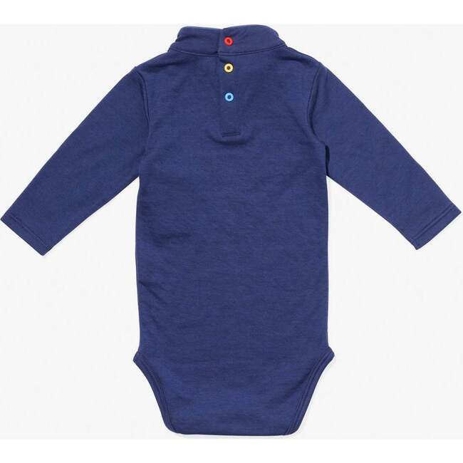 Frank T-Neck One-Piece, Navy - Onesies - 2