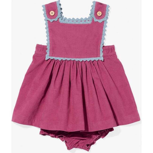 Dorothy Baby Dress, Boysenberry Corduroy