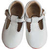 The T Bar, White - T-Straps - 1 - thumbnail