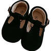 The T Bar, Black Suede - T-Straps - 1 - thumbnail