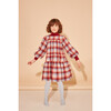 Word Of Mouth Dress, Cranberry & Blue Moon Check - Dresses - 1 - thumbnail