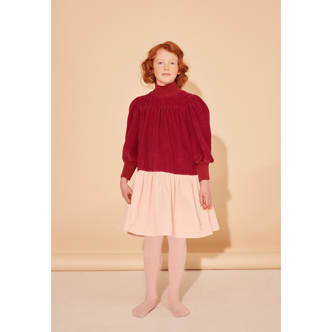 Word Of Mouth Dress, Beetroot & Cats Tongue Pink