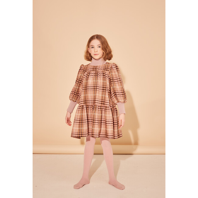 Word Of Mouth Dress, Rose Otto Check