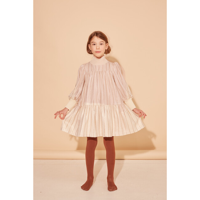 Word Of Mouth Dress, Cats Coat White With Gold