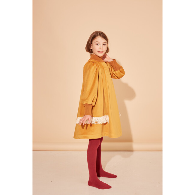 The Inside Scoop Dress, Nut Brown Check - Dresses - 2