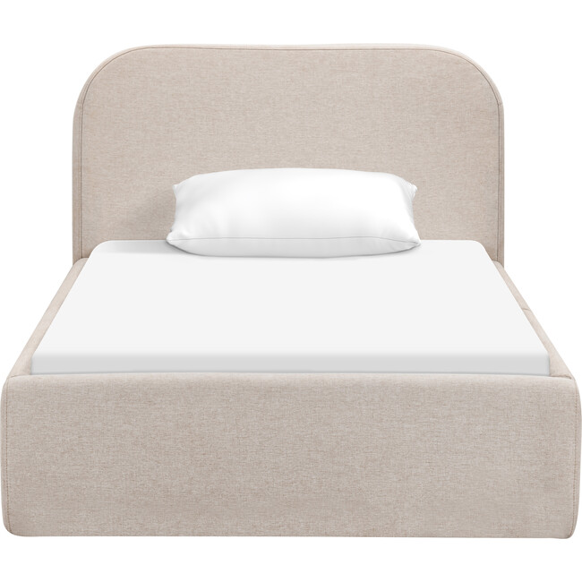 Nara Twin Bed in Performance Beach Eco-Weave