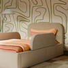 Upholstered Twin/Full Bed Guardrail in Performance Beach Eco-Weave - Guard Rails - 2