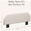 Upholstered Twin/Full Bed Guardrail in Performance Beach Eco-Weave - Guard Rails - 4