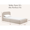 Nara Twin Bed in Performance Beach Eco-Weave - Beds - 4