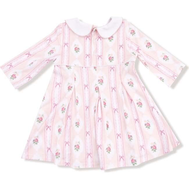 Box Pleat Dress & Diaper Cover, Ogee Lace Floral Ogee Lace Floral - Dresses - 2