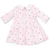 Box Pleat Dress & Diaper Cover, Ogee Lace Floral Ogee Lace Floral - Dresses - 2