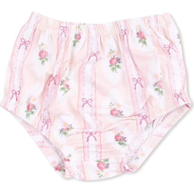 Box Pleat Dress & Diaper Cover, Ogee Lace Floral Ogee Lace Floral - Dresses - 3