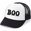 Boo Drip Halloween Trucker Hat, Black - Hats - 1 - thumbnail