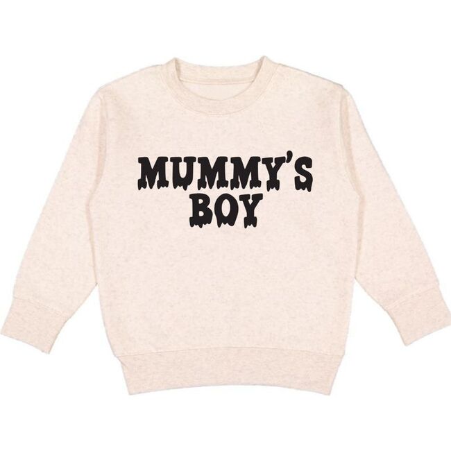 Mummy's Boy Halloween Sweatshirt, Natural