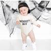 Mummy's Boy Halloween Long Sleeve Romper, Natural - Rompers - 2
