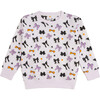 Spooky Bows Halloween Sweatshirt, Lavender - Sweatshirts - 1 - thumbnail