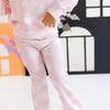 Coquette Ghost Halloween Flare Legging, Pink - Leggings - 3