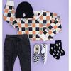Ghost Patch Halloween Beanie, Black - Hats - 5
