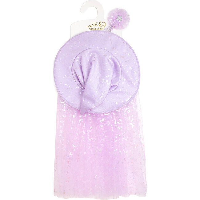 Girly Witch Dress Up Kit, Lilac - Costume Accessories - 8