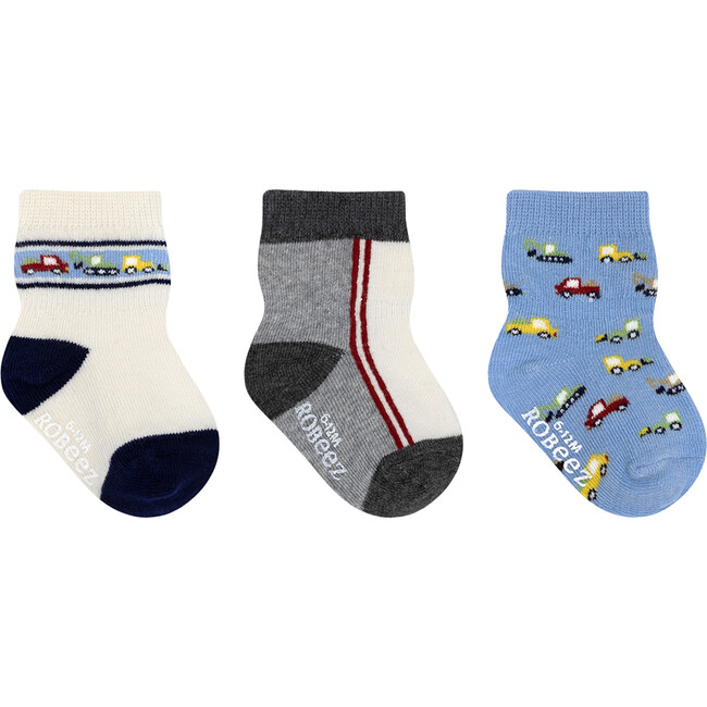 Loads of Fun Blue 3pk Infant Hosiery