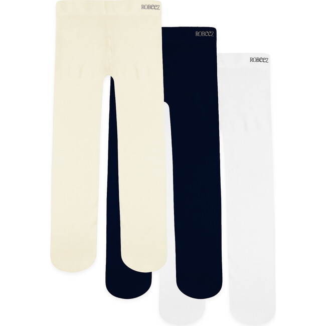 Mildred Assorted Neutral 3pk Lightweight Tights