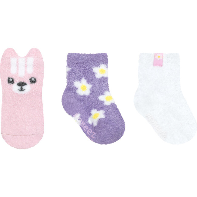 Cozy Cutie  Assorted Pastel Cozy 3pk Infant Hosiery
