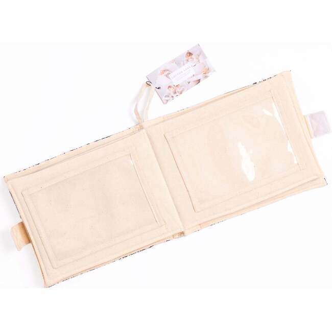 Cuddle Book Soft Photo Album, White Embroidery - Developmental Toys - 2