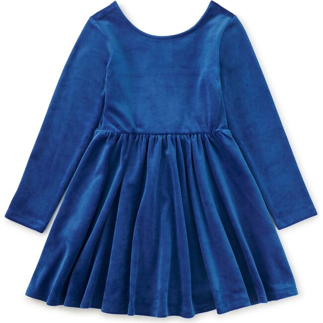 Velour Ballet Dress, Galactic Blue
